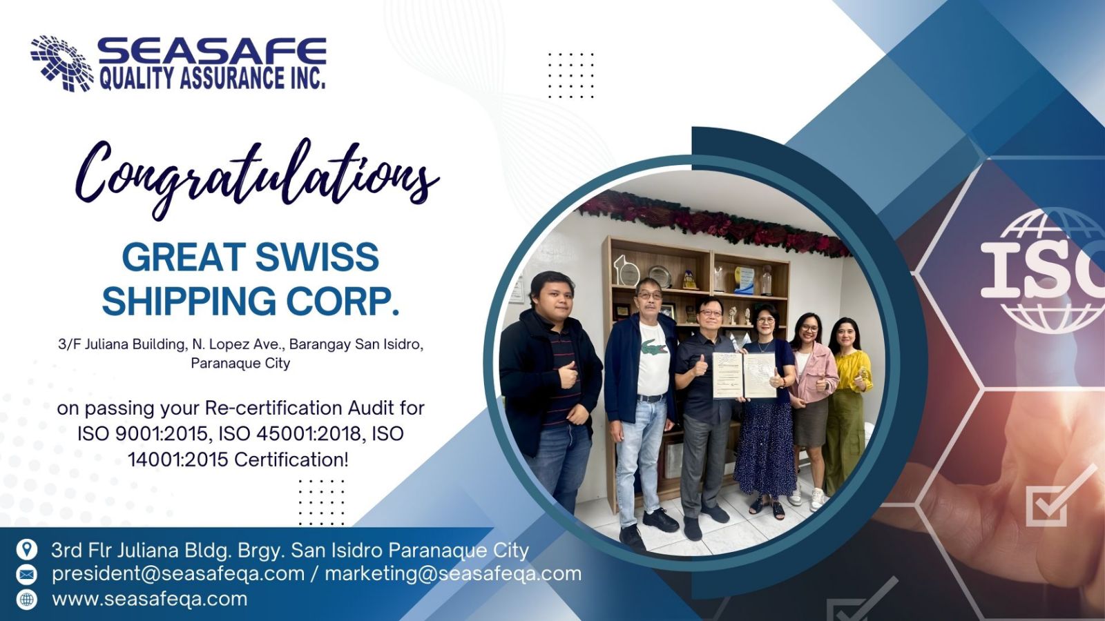 Great Swiss Shipping Corporation Logo